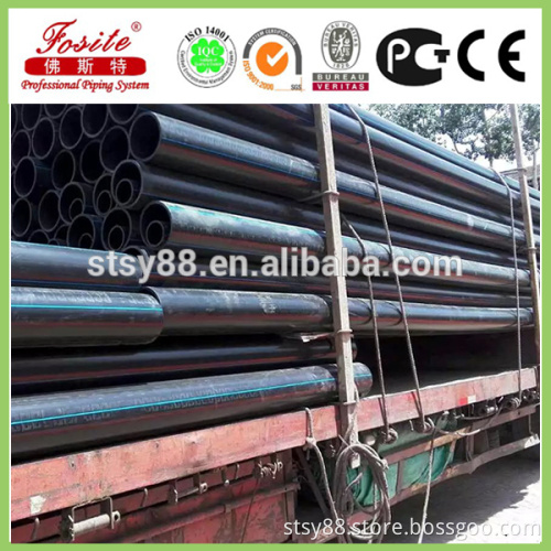china manufacturer black polyethylene pipe 630mm